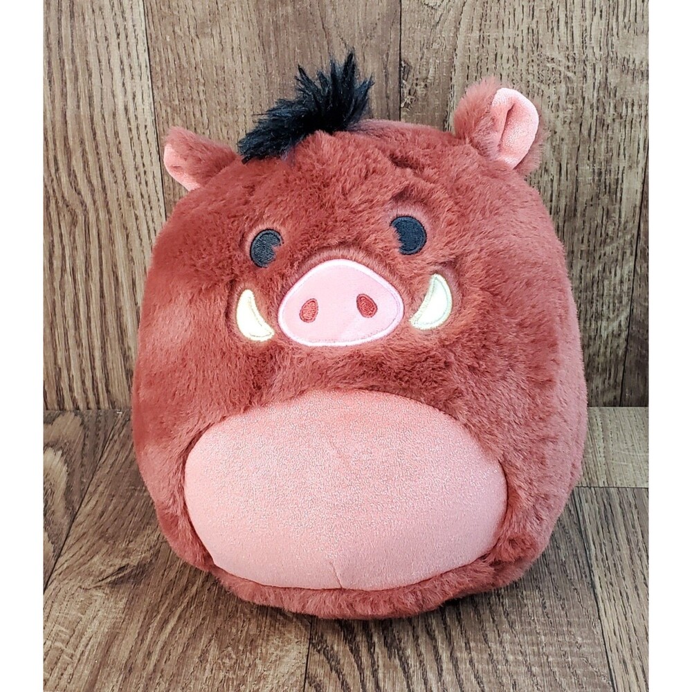 Squishmallows Fuzz-A-Mallows Lion King Pumbaa 8" Plush